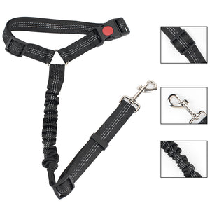 Dog Car Seat Cover Hammock + 2 Car safety belt