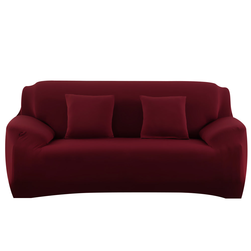 Solid Sofa Cover 2 Seats