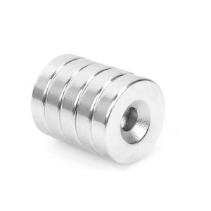 N52 Cylinder Magnet with Hole 5pcs