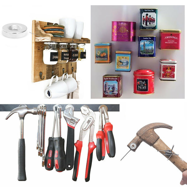 N52 Cylinder Magnet with Hole 5pcs