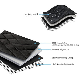 Pet Back Car Seat Cover - Zipper Back