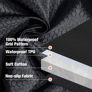 Pet Back Car Seat Coverr - Mesh window zipper