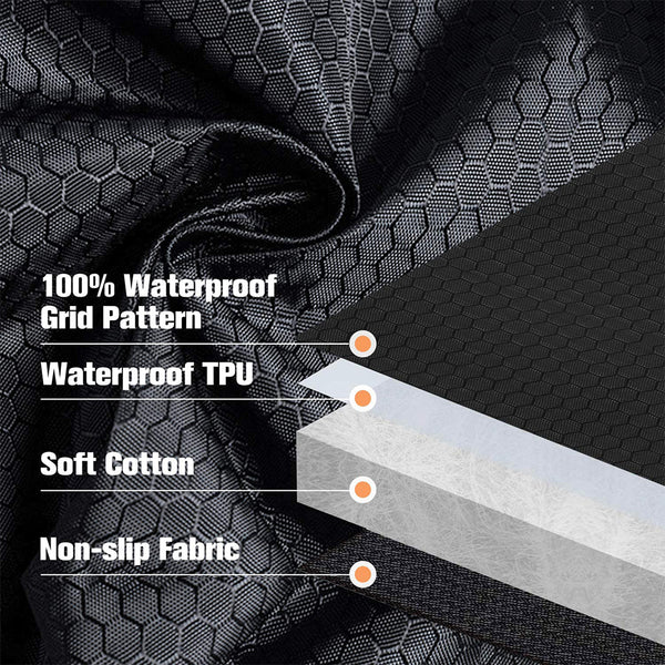 Pet Back Car Seat Coverr - Mesh window zipper