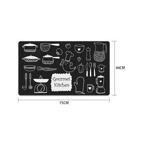 PU Leather Kitchen Mat