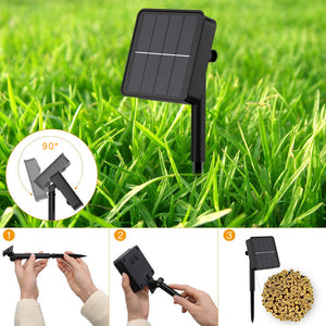 100/200/500 LED Solar String Lights  Festivals