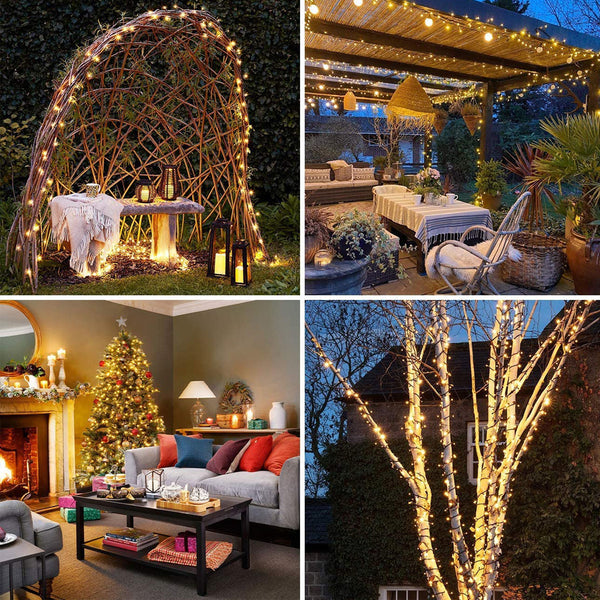 100/200/500 LED Solar String Lights  Festivals