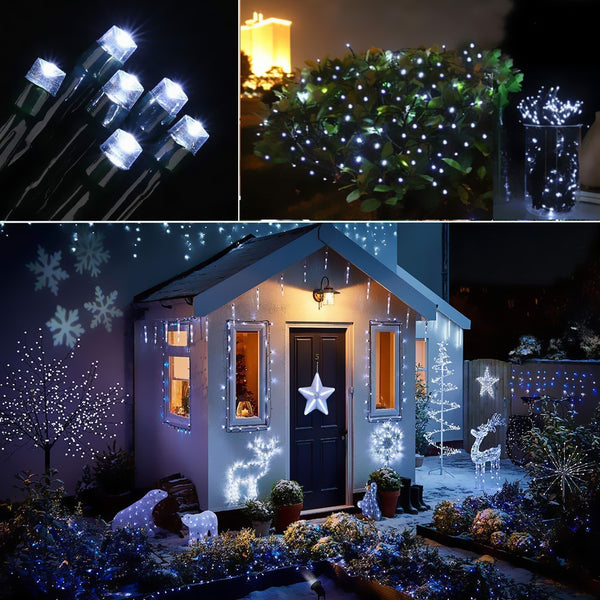 100/200/500 LED Solar String Lights  Festivals