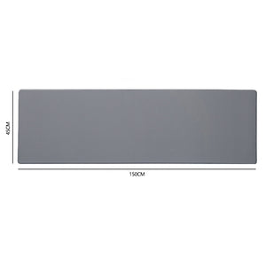 PU Leather Kitchen Mat Grey