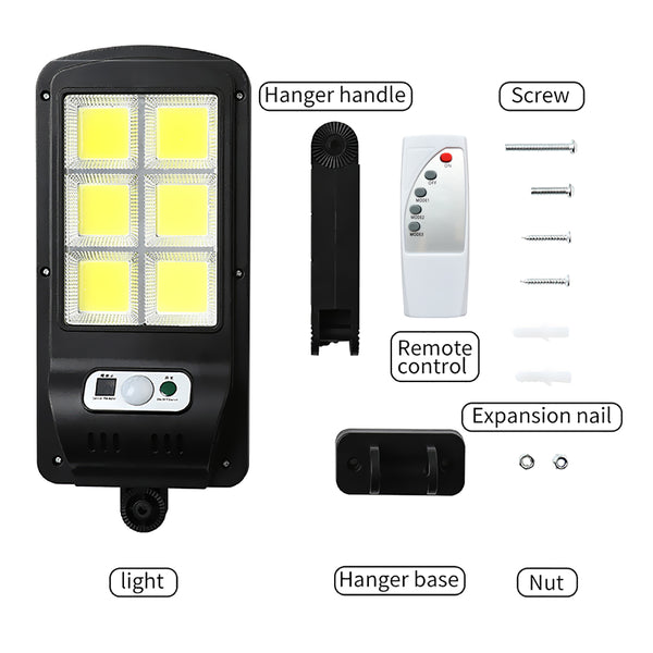Solar Street Light 6/12 Grid Remote Control