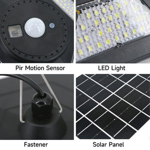 Solar Hanging 1/2 Light White with Remote Control