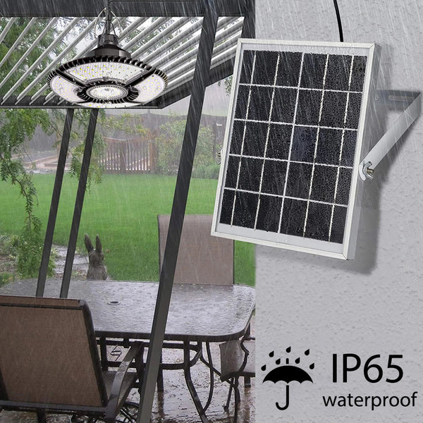 Solar Hanging 1/2 Light White with Remote Control