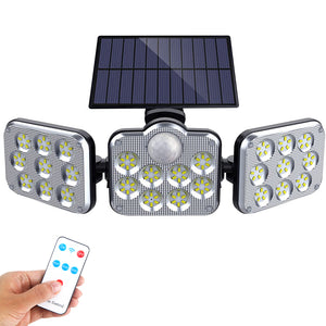 3 Head 138LED Solar Light