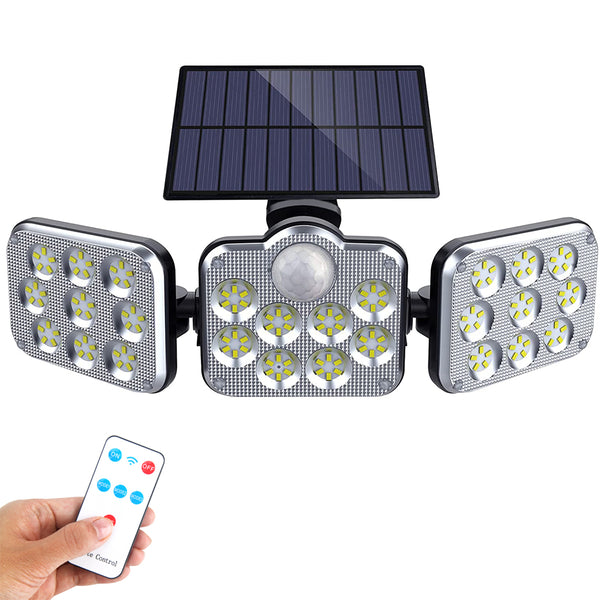 3 Head 138LED Solar Light