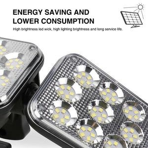 3 Head 138LED Solar Light