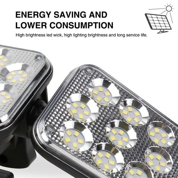 3 Head 138LED Solar Light