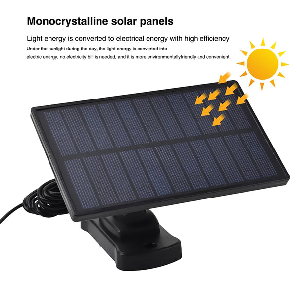 3 Head 138LED Solar Light