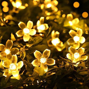 Solar Sakura Globe String Lights Festivals