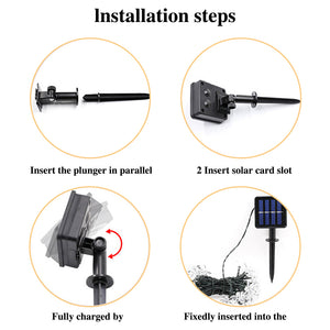 Solar Sakura Globe String Lights Festivals