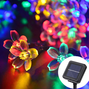 Solar Sakura Globe String Lights Festivals