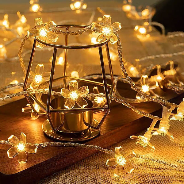 Solar Sakura Globe String Lights Festivals