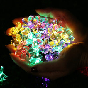 Solar Sakura Globe String Lights Festivals