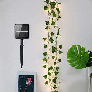 10M 100LED Solar Ivy String Light Festivals