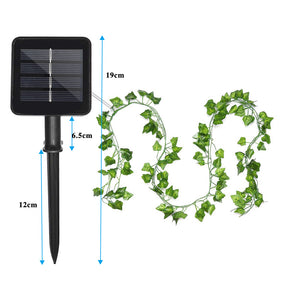 10M 100LED Solar Ivy String Light Festivals