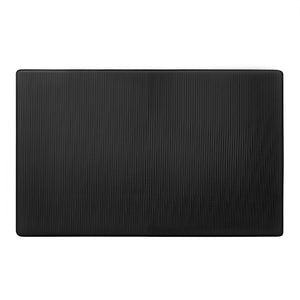 PU Leather Kitchen Mat Black