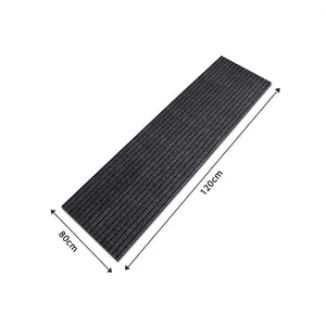 Stripes DoorMat Gery