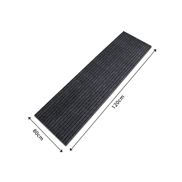 Stripes DoorMat Gery