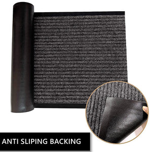 Stripes DoorMat Gery