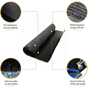 Stripes DoorMat Gery