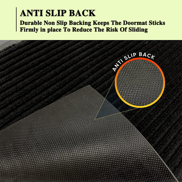 Stripes DoorMat Gery