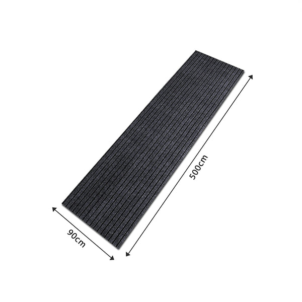 Stripes DoorMat Gery