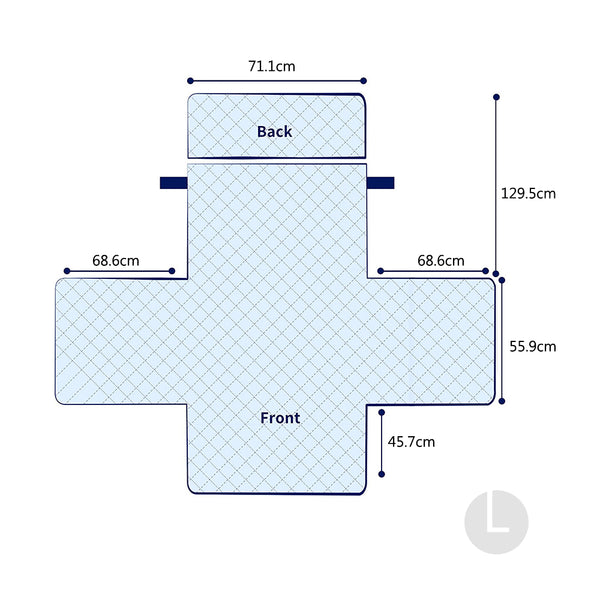 Solid Recliner Chair Cover S/L