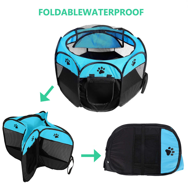 8 Panel Pet Paly Tent