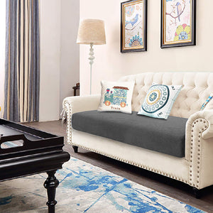 Corn Fleece Sofa Cushion Cover 1/2/3/4 Seats