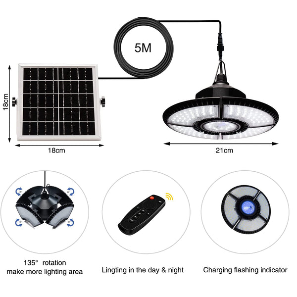 Solar 136 LED Ceiling Pendant Light