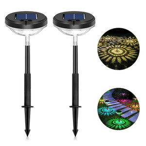 Solar Pathway Lights Warm White + RGB