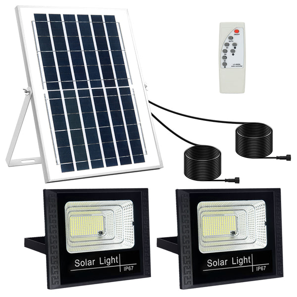 Solar Flood Light 2 Head 170LED