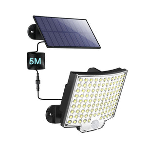 106 LED Solar Sensor Wall Split Light