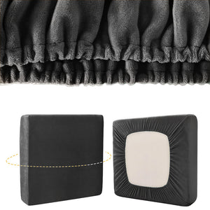 Velvet Sofa Cushion Cover 1/2/3/4 Seats