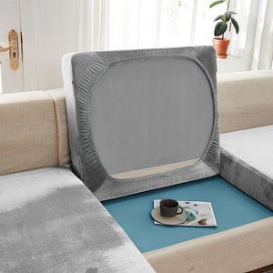 Velvet Sofa Cushion Cover 1/2/3/4 Seats