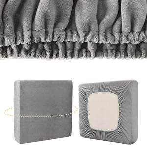 Velvet Sofa Cushion Cover 1/2/3/4 Seats