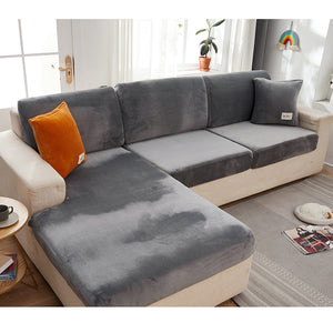Velvet Sofa Cushion Cover Back/Chaise