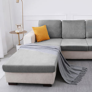 Velvet Sofa Cushion Cover Back/Chaise