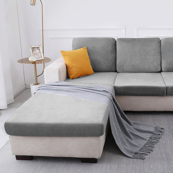 Velvet Sofa Cushion Cover Back/Chaise