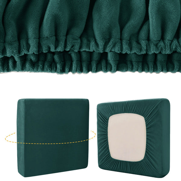 Velvet Sofa Cushion Cover 1/2/3/4 Seats