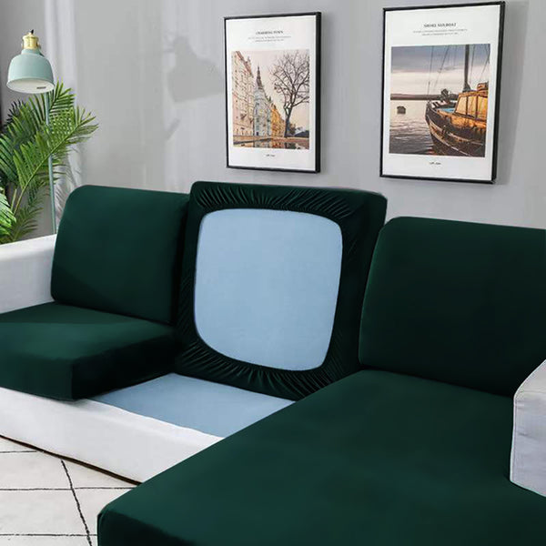 Velvet Sofa Cushion Cover 1/2/3/4 Seats