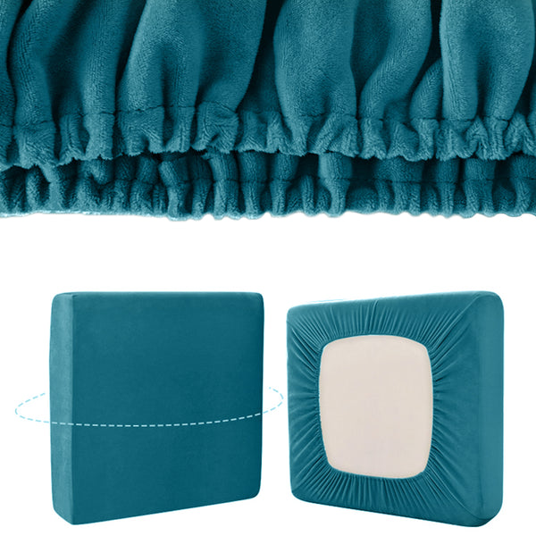 Velvet Sofa Cushion Cover 1/2/3/4 Seats